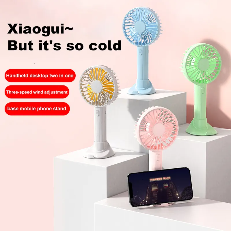 N12 Mini Portable Handheld Small Fan Battery Charging USB Rechargeable Fans
