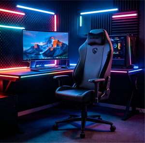 Silla de Juego Ergonómica de Lujo con Soporte Lumbar y Logotipo Personalizado, Sillas de Juego Scorpion Pro - Product Image 1