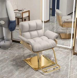Beauté Nouveau Design Moderne Chaises de Coiffure Mobilier de Salon Peinture Blanche Chaise de Salon en Bois - Product Image 6