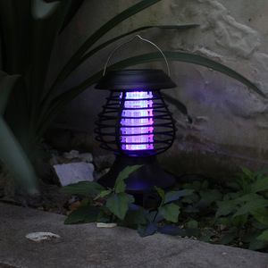 Lámpara Solar Antimosquitos para Exteriores, Impermeable, Luz Ultravioleta, Trampa para Insectos de Jardín y Patio, Portátil, Alimentada por Energía Solar - Product Image 1
