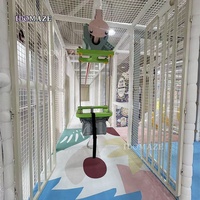 Équipement de parc de trampolines intérieur commercial, fosse à mousse pour enfants, mur de jeu interactif, aire de jeux souple avec trampolines pour centre d'amusement