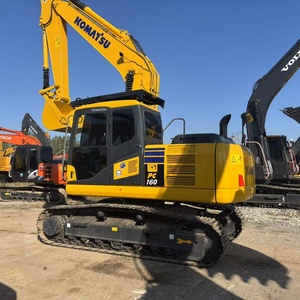 From Japan Low Price Second Hand Komatsu PC160-7 Crawler Hydraulic <b>Excavator</b> - Product Image 1