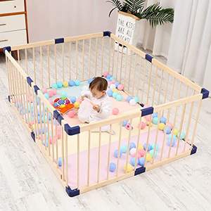 Parque de juegos plegable para bebés con casa, corralito con puerta para gatear y caminar, ideal para la sala de estar - Product Image 2