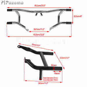 Barre de protection et glissière de protection basse pour moto de performance West Coast pour Harley Touring Road King Road Glide Street Glide 14-25 - Product Image 5