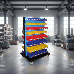 Boîte <span class=keywords><strong>de</strong></span> <span class=keywords><strong>rangement</strong></span> murale en plastique pour outils et pièces pour l'organisation des panneaux d'entrepôt industriel - Product Image 1