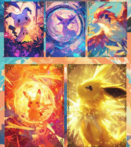 PQ Pokemoned Carte Pokemoned Cards Big Gathering Super Power Special Collectible Cards Pokenoned Cards Dropshipping Regalo de la novedad - Product Image 3