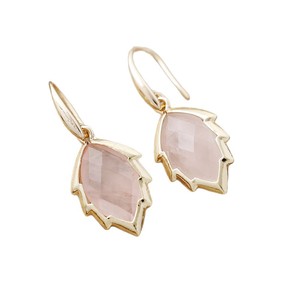 Pendientes colgantes de lapislázuli azul con engaste en tono dorado para uso diario - Product Image 5