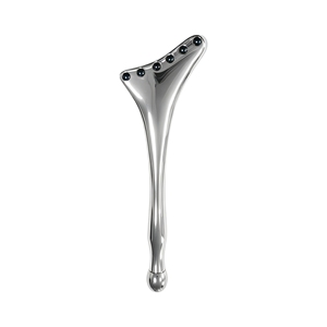 Dual-Action Zinc Alloy Eye Care Wand 5-Roller Facial Massager & <b>Round</b>-Tip Acupressure Stick for Face - Product Image 1