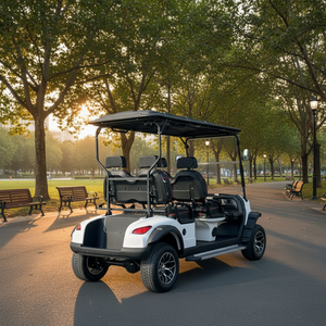 प्रतिस्पर्धी मूल्य अनुकूलित 4 सीटर वयस्कों सड़क कानूनी इलेक्ट्रिक कार्ट गोल्फ बुगी गोल्फ कोर्स के लिए तह बैकसीट के साथ - Product Image 5