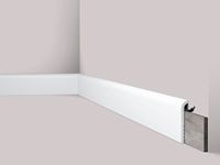 Plinthe plate en PS au design moderne, facile à installer, garantie 5 ans, échantillon gratuit, origine Jiangsu, pour mur - Fournisseur d'usine chinois