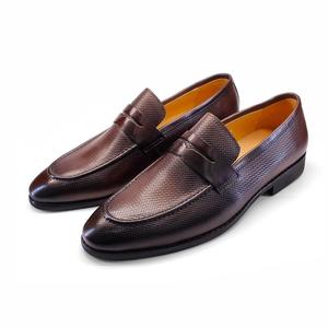 Factory high-quality penny shoes casual shoes for <b>men</b> embossed genuine leather business casual <b>men's</b> leather <b>Dress</b> Shoes&Oxfords - Product Image 6