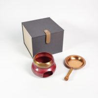 Brûleur d'encens en cuivre en forme de calebasse, vente en gros d'usine, encensoir rétro en métal pour spirales et cônes, pot d'aromathérapie pour la maison, le yoga et la décoration zen