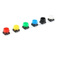Mini DIP Micro Push Button Tact Switch 12mm avec capuchon rond