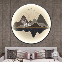 Lampe LED Élan Haut de Gamme en Porcelaine et Cristal, Design Moderne et Luxueux, Écologique, pour Entrée, Salon et Salle à Manger
