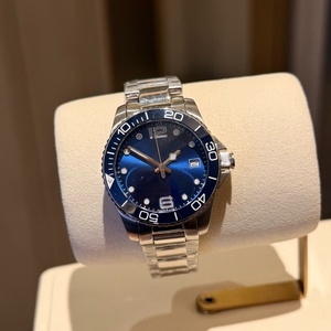Reloj Mecánico Longines Clásico para Hombre con Esfera Azul, Marcadores de Hora Digitales Grandes, Correa Resistente al Agua, Calendario y Acero Inoxidable - Product Image 1