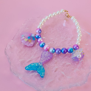Sirena cola Shell colorido perla mascota <span class=keywords><strong>Collar</strong></span> perro gato <span class=keywords><strong>collar</strong></span> - Product Image 4