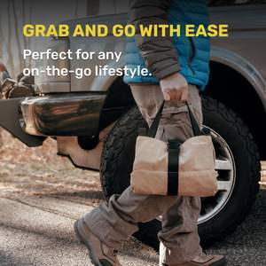 Muestra gratuita: Bolsa organizadora plegable para exteriores para hombres, kit de electricista, venta al por mayor, con bolsillos, pequeña bolsa enrollable para herramientas de carpintero - Product Image 4