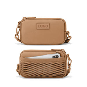 กระเป๋าสะพายข้างกันน้ำแบบใหม่ ดีไซน์เนื้อผ้า Neoprene สำหรับใส่โทรศัพท์มือถือ ขนาดเล็ก เหมาะสำหรับผู้ชายและผู้หญิง - Product Image 2