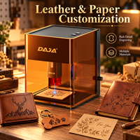 Machine de gravure laser DJ6 Pro pour personnalisation sur cuir et papier, gravure sur bois, métal, acrylique, cuir, verre
