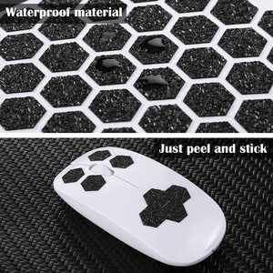 Dragon Grips Black Rubber Grip Tape Hexagonal and Round Anti-Slip <b>Phone</b> Case Grip Tape Stickers <b>for</b> Cellphone <b>Controller</b> Mouse - Product Image 5
