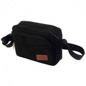 Sac à bandoulière unisexe en toile pour le sport, sac messager décontracté, vente chaude - Product Image 5