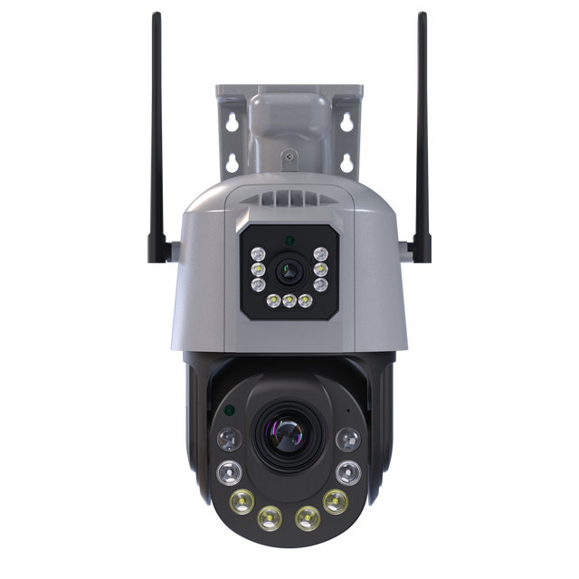 ICSEE 6MP Speed Dome Wireless Outdoor IP Camera 36X Optical Zoom Dual Lens Ptz Wifi Webcam AI Auto Tracking Night Vision Indoor