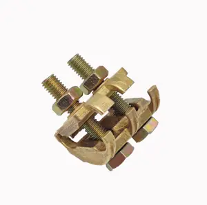 High quality brass cable clamp copper parallel groove clamp