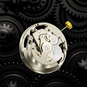Made <b>Three</b> Jewels SZ2011 Quartz Watch Movement at 3 <b>Hour</b> Position Crown <b>Three</b> Pointers Hands with Adjusting Stem - Product Image 4