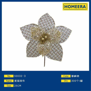 25CM Polyester for Champagne Christmas <b>Ornament</b> Decorations Customized Size <b>Glass</b> <b>Baubles</b> Bulk Supply 300 Pieces Per Box - Product Image 1