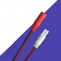 Prise de courant étanche M8 Mini pour toilettes intelligentes à induction, avec fil de détection de type « nez de cochon », pour équipement sanitaire (compatible mâle et femelle)