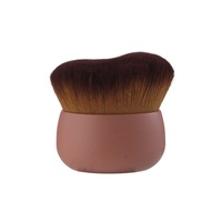 Nouvelle brosse à poussière pour ongles en forme de cœur, poils doux, brosse de nettoyage pour manucure et prétraitement