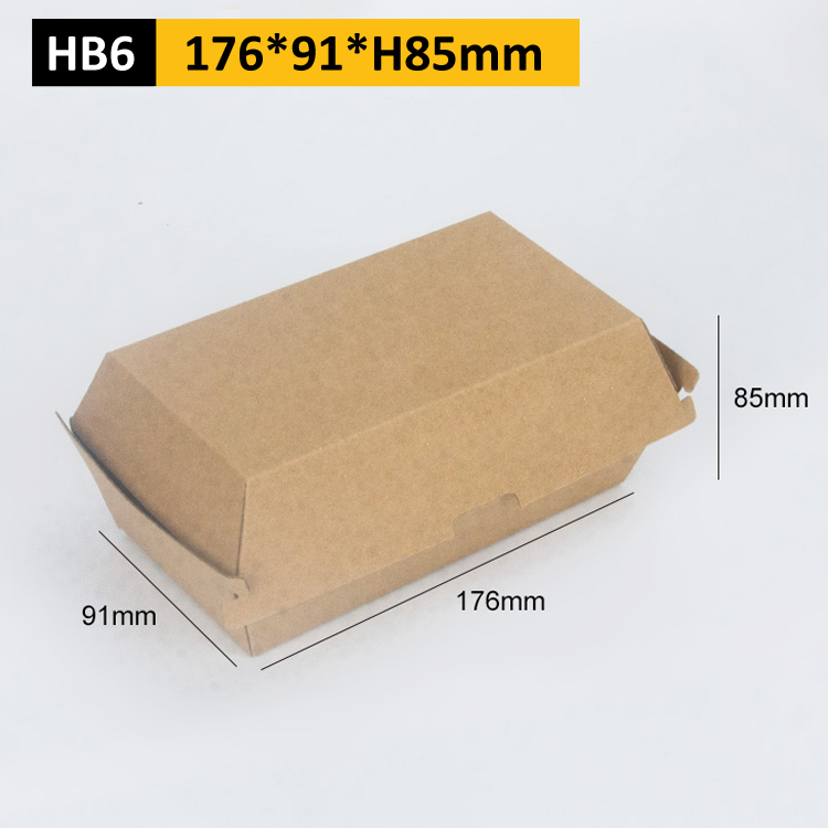 Pequeña caja de perro caliente (200 PCS) corrugado