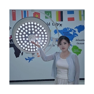 Y Tế Phòng Điều Hành Pet Bằng Miệng Phẫu Thuật Thẩm Mỹ Bị Đình Chỉ Điện Thoại Di Động <span class=keywords><strong>LED</strong></span> Halogen Đầu Duy Nhất Đôi Đầu Phẫu Thuật Shadowless Đèn - Product Image 1