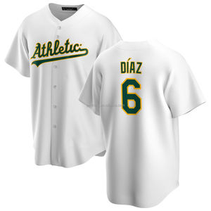 رداء رجالي أوكلاند جيرسي منزلي مخصص أبيض مخيط شعار زي رسمي مطرز مقاس كبير يتميز بتنفس - Product Image 2