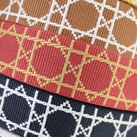 Ruban Jacquard 100% Polyester Brodé et Tissé pour Sangles de Sacs, Chaussures, Textiles de Maison, Appareils Photo et Guitares