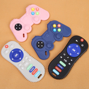 Baby Teething Toy Remote <b>Control</b> Silicone Teether 0-24 Months Food Grade Material Unisex Design - Product Image 2