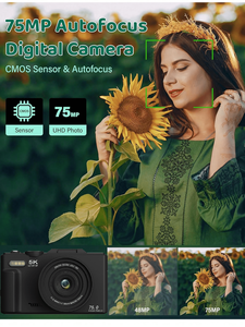 <span class=keywords><strong>Appareil</strong></span> <span class=keywords><strong>photo</strong></span> numérique pour la photographie, caméra de vlogging 5K pour YouTube, 3 pouces, 180 °   Appareils <span class=keywords><strong>photo</strong></span> rétro compacts avec zoom numérique 18x et écran rabattable - Product Image 3