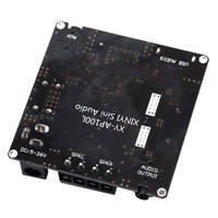 Carte d'amplification stéréo HIFI 2.0 XY-AP100L 100W x 2 5.0 avec carte son AUX USB et amplificateur de puissance numérique DC 5V 12V 24V