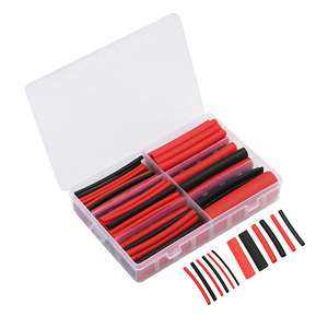 3:1 набор термоусадочных труб с двумя стенками, 6 размеров, 1/16 ",3/32",1/8 ",3/16",1/4 ", лучшая кабельная трубка - Product Image 1