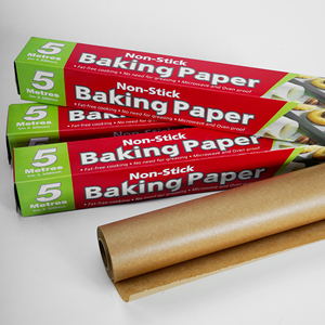 Giấy nướng mỡ bằng chứng trắng nâu Silicone Giấy nướng giấy trong CuộN - Product Image 4