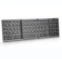 B089 tablet portátil sem fio dobrável, com número, teclado bt, teclado dobrável, teclado para casa, gaming, escritório