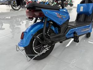 Vélo électrique à cadre en acier, 3 vitesses, <span class=keywords><strong>moteur</strong></span> de moyeu arrière 350W 48V, roues de 14 pouces, batterie au plomb-acide, autonomie de 60 km, charge rapide, vente en gros - Product Image 4