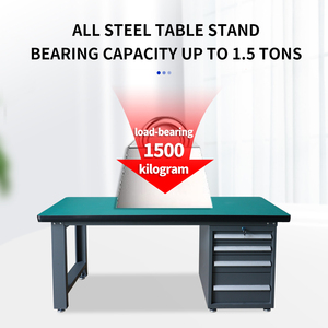 उच्च गुणवत्ता विरोधी स्थिर भारी शुल्क कार्यशाला तालिका रखरखाव संचालन कार्य मेज लकड़ी वर्कबेंच लैब वर्कबेंच - Product Image 4