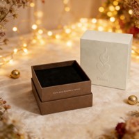 Boîte cadeau de luxe carrée en forme de cube, fabrication directe d'usine OEM, boîte de présentation à deux tons superposés, logo personnalisé, montre, bijoux