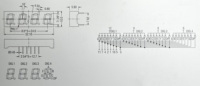 Afficheur LED 7 segments à 4 chiffres de 0,28 pouce, lumière blanche, ultra mini, gadget électronique de précision, module indicateur numérique à quatre chiffres