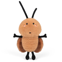 Pendentif cafard de dessin animé, jouet en peluche créatif, malicieux et mignon, breloque amusante pour sacs