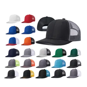 Wholesale Best Price Blank 6 Panel Mid Profile Structured Mesh Back Richardson 112 Trucker Hat