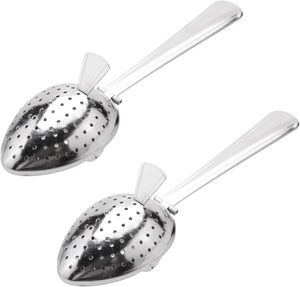 Infusor de Té de Acero Inoxidable para Té Suelto, Caja Infusora de Metal Plateado, Cuchara Coladora de Té de Acero Inoxidable - Product Image 1