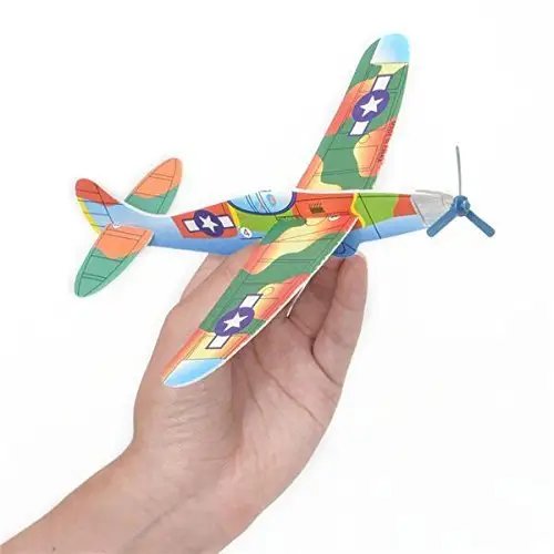 सस्ते DIY फोम हवाई जहाज ग्लाइडर खिलौना हवाई जहाज विमान मॉडल