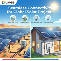 Boîtier de Combinaison pour Module Photovoltaïque DC 1000V-1500V avec Connecteurs Mâle-Femelle pour Câbles Électriques